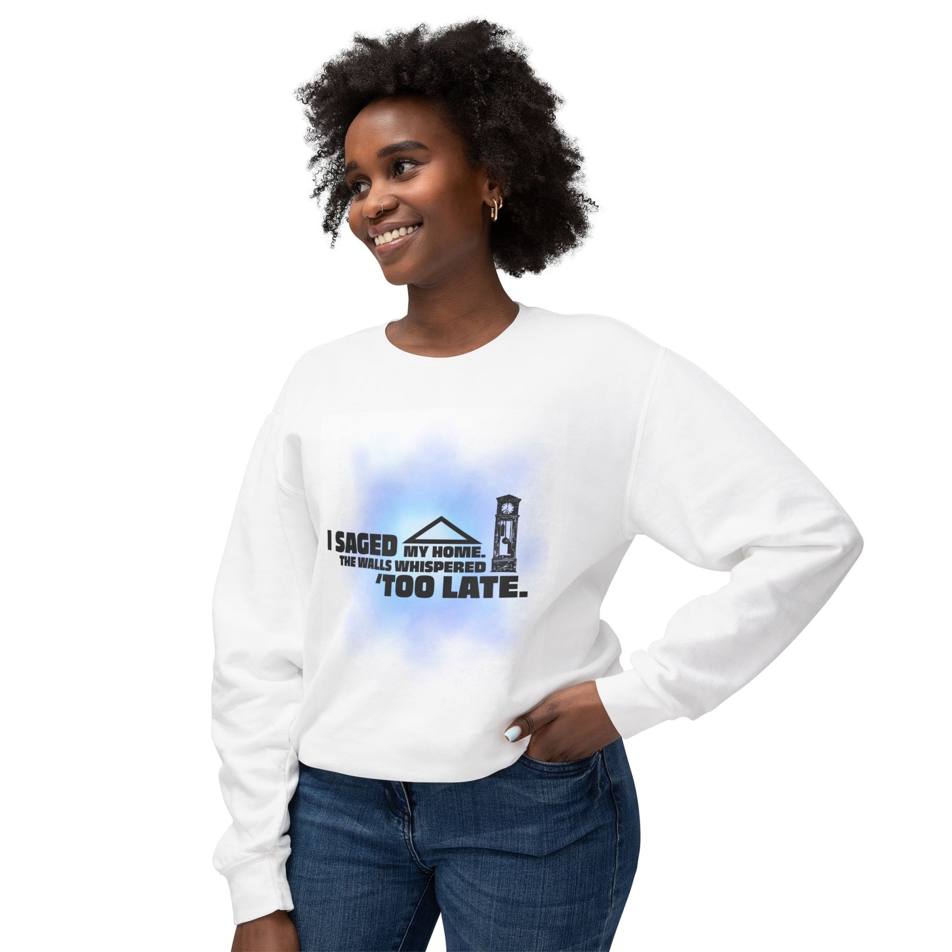 Sage Humor Crewneck Sweatshirt, Funny Gift for Friends, Cozy Layer for Fall, Unique Cozy Sweatshirt, Casual Gift Idea